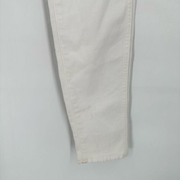 NWT Madewell 10" High-Rise Skinny Jeans Pure White magic pockets Size 28‎ Size 6 - Picture 9 of 15